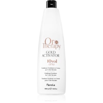 Fanola Gold Activator emulsie cu textură cremoasă activatoare de 3% 10 vol.