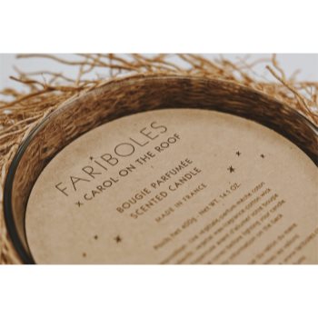 FARIBOLES Collab X Carol On The Roof Nest Ambre Shaman lumânare parfumată reincarcabil
