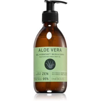 Fariboles green aloe vera zen gel hidratant pentru maini si corp