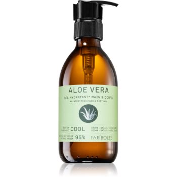 Fariboles green aloe vera cool gel hidratant pentru maini si corp