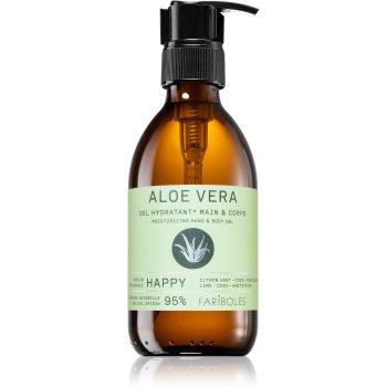 Fariboles green aloe vera happy gel hidratant pentru maini si corp