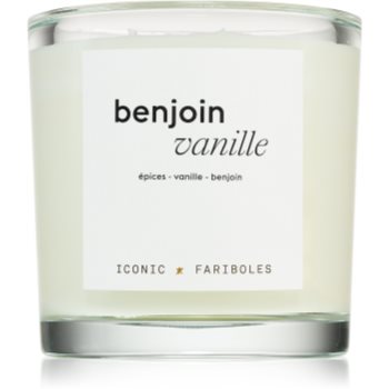 FARIBOLES Iconic Benzoin Vanilla lumânare parfumată