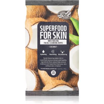 Farm Skin Super Food For Skin COCONUT Servetele demachiante