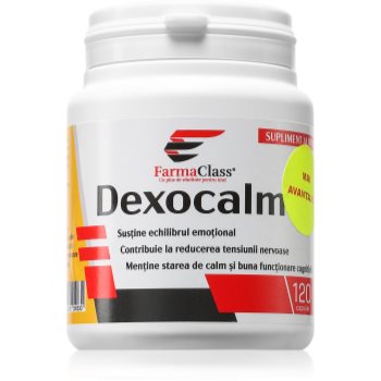 FarmaClass Industry Dexocalm capsule pentru ameliorarea stresului și confort emoțional