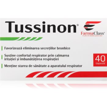 FarmaClass Industry Tussinon capsule pentru susținerea sănătății căilor respiratorii