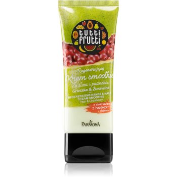 Farmona Tutti Frutti Pear & Cranberry cremă regeneratoare pentru mâini și unghii