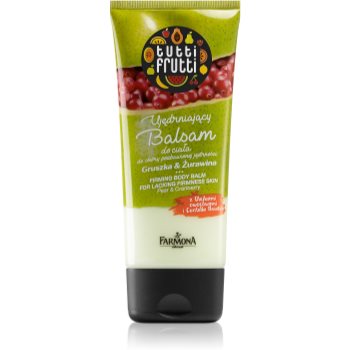 Farmona Tutti Frutti Pear & Cranberry Balsam de corp pentru fermitate Farmona