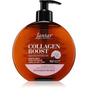 Farmona Jantar Collagen Boost gel de dus regenerabil pentru maini si corp