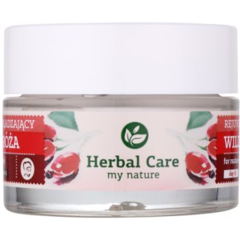 Farmona Herbal Care Wild Rose lift crema de fata pentru fermitate cu efect antirid Farmona imagine noua