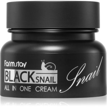 Farmstay Black Snail All-In One crema de fata hranitoare cu extract de melc