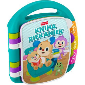 Fisher-Price Musical Book Czech Version carte educativă contrastantă