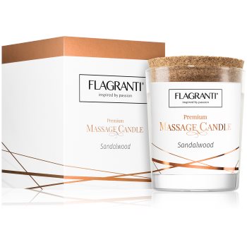 Flagranti Massage Candle Sandal Wood lumânare de masaj - 1 | YEO