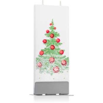 Flatyz Holiday Christmas Tree with Snow lumanare