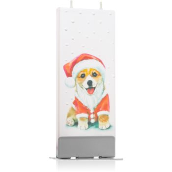 Flatyz Holiday Santa Claus Dog lumanare