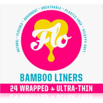 FLO Ultra Thin Bamboo absorbante