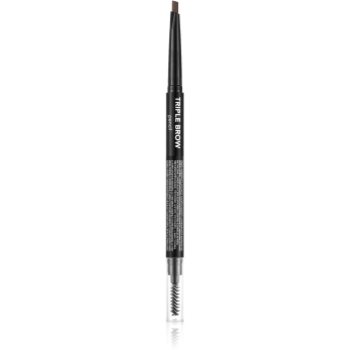 flormar Triple Brow Pencil creion pentru sprancene 3 in 1