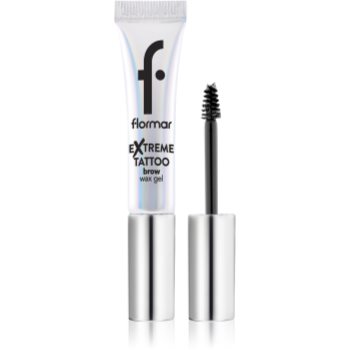 flormar Extreme Tattoo Brow Wax Gel прозорий фіксуючий гель та брів 7 мл