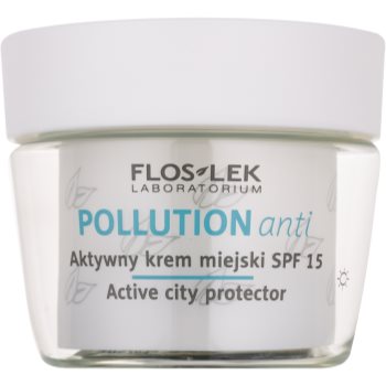 FlosLek Laboratorium Pollution Anti cream activa de zi SPF 15