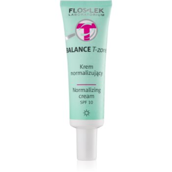 FlosLek Laboratorium Balance T-Zone cremă normalizatoare de zi SPF 10