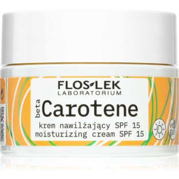 FlosLek Laboratorium Beta Carotene crema hidratanta ce are efect impotriva ridurilor SPF 15