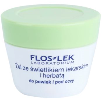 FlosLek Laboratorium Eye Care Gel pentru jurul ochilor cu un luminator și ceai verde Online Ieftin accesorii