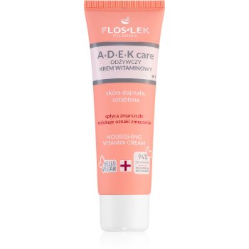 FlosLek Pharma A+D+E+K Care crema nutritiva pentru fermitate pentru pielea slabita FlosLek Pharma