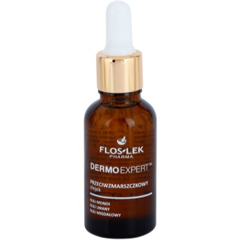 FlosLek Pharma DermoExpert Oils ulei facial cu efect antirid FlosLek Pharma