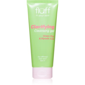 Fluff Clarifying gel de curatare facial cu argila