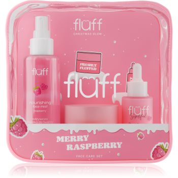 Fluff Christmas Glow Merry Raspberry set cadou de Crăciun