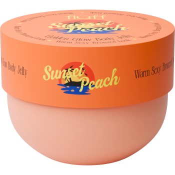 Fluff Glow Body Jelly Sunset Peach gel de corp cu efect iluminator