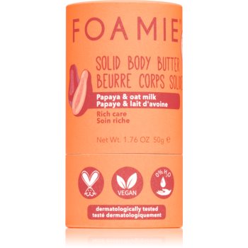 Foamie Oat To Be Smooth Solid Body Butter unt solid pentru corp