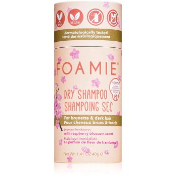 Foamie Berry Brunette Dry Shampoo șampon uscat pulbere pentru părul închis la culoare