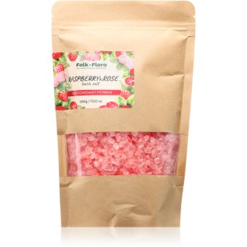 Folk & Flora Raspberry & Rose sare de baie