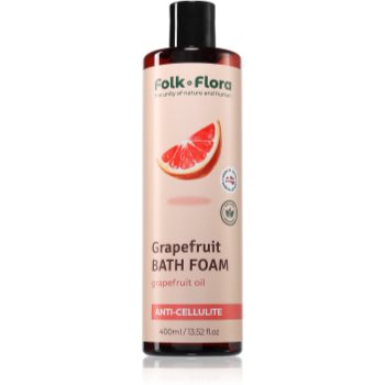 Folk & Flora Grapefruit spuma de baie