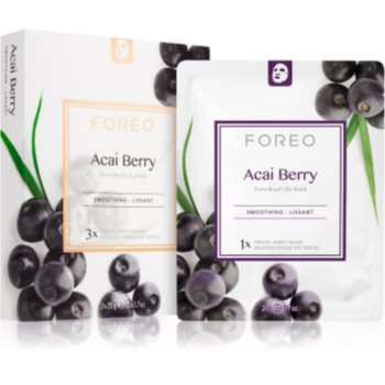 FOREO Farm to Face Sheet Mask Acai Berry mască textilă antioxidantă