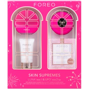 FOREO Skin Supremes LUNA™ mini 3 & UFO™ mini 2 Set set pentru îngrijirea pielii accesorii imagine noua