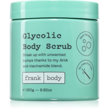 Frank Body Glycolic exfoliant pentru corp Cu AHA Acizi