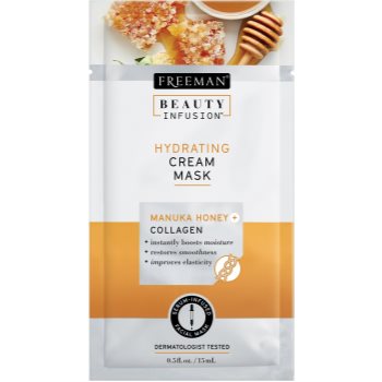 Freeman Beauty Infusion Manuka Honey + Collagen crema masca hidratanta pentru ten normal spre uscat