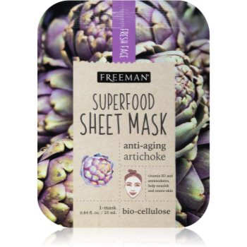 Freeman Superfood Artichoke masca de celule cu efect de fermitate