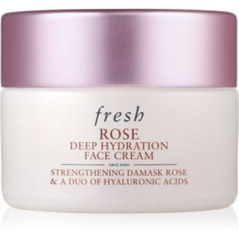 fresh Rose Deep Hydration Face Cream crema de fata hidratanta cu acid hialuronic