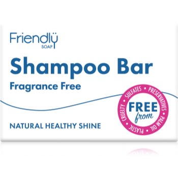 Friendly Soap Natural Shampoo Bar Fragrance Free săpun natural pentru păr