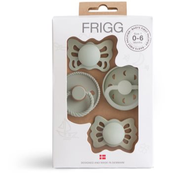 FRIGG Baby\'s First Pacifier​ Moonlight Sailing suzetă Sage