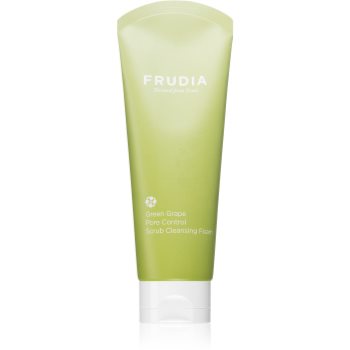 Frudia Green Grape spuma exfolianta pentru curatare pentru micsorarea porilor