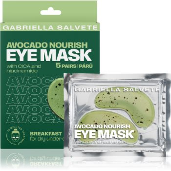 Gabriella Salvete Eye Mask Avocado поживна інтенсивна маска для очей 5 кс