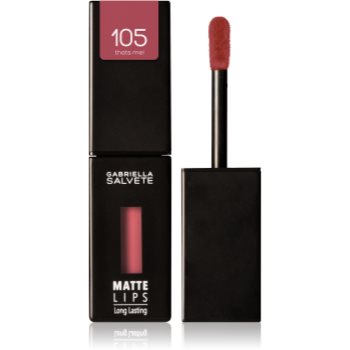 Gabriella Salvete Matte Lips Ruj de buze lichid, de lunga durata cu efect matifiant image0
