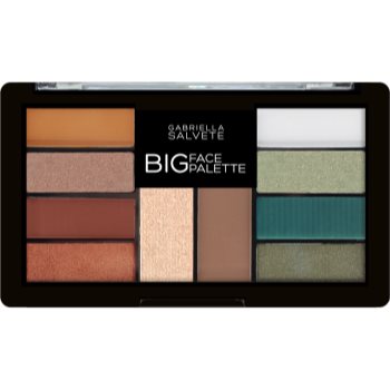 Gabriella salvete big face paleta fard de pleoape cu efect luminos cu efect autobronzant