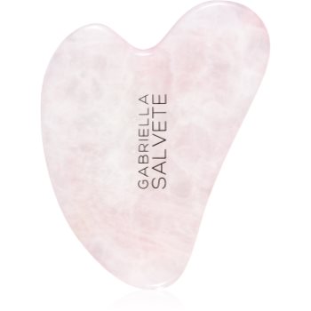 Gabriella salvete gua sha rose quartz accesoriu de masaj facial
