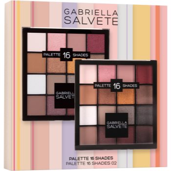 Gabriella Salvete Eyeshadow 16 Shades Palette set cadou accesorii imagine noua