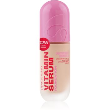 Gabriella Salvete Vitamin Serum Foundation make-up cu textura usoara cu efect de nutritiv
