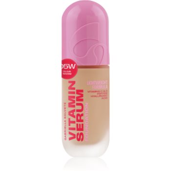 Gabriella Salvete Vitamin Serum Foundation make-up cu textura usoara cu efect de nutritiv